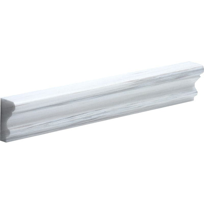 Dolomite Pearl Marble Polished 2×12 Crown Molding - TILE & MOSAIC DEPOT