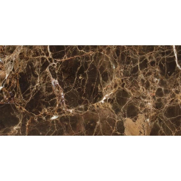 Emperador Dark Spanish Marble 6x12 Polished Tile | TMD