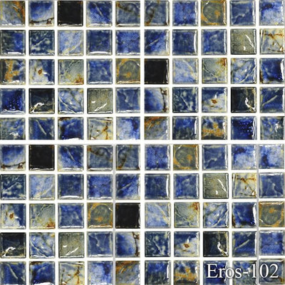 Eros Autumn 1 x 1 Pool Tile Series.