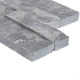 Glacial Gray Marble 6x24 Stacked Stone Ledger Panel - TILE & MOSAIC DEPOT