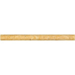 Gold Travertine 3/4x12 Pencil Liner - TILE AND MOSAIC DEPOT
