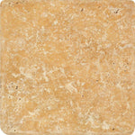 Gold Travertine 6x6 Tumbled Tile - TILE & MOSAIC DEPOT