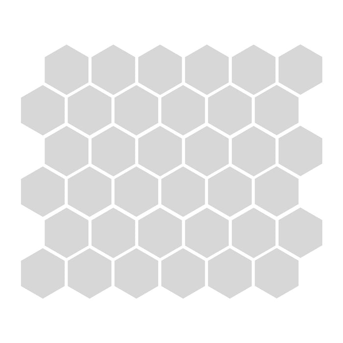 Gray 2″ Hexagon Matte
