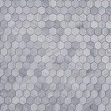 Haisa Blue Marble 2x2 Hexagon Honed Mosaic Tile - TILE & MOSAIC DEPOT