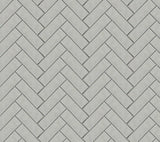 Silver Cloud Glazed Herringbone Porcelain Mosaic Tile - TILE & MOSAIC DEPOT