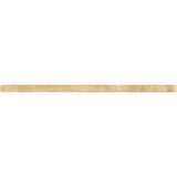 Honey Onyx 1/2x12 Polished Pencil Liner - TILE & MOSAIC DEPOT