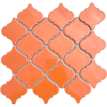 orange lantern porcelain mosaic tile