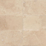 Ivory Travertine 12x24 Filled and Honed Tile - TILE & MOSAIC DEPOT