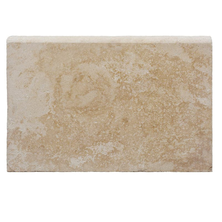 Ivory Travertine 16x24 5cm Tumbled Pool Coping - TILE AND MOSAIC DEPOT