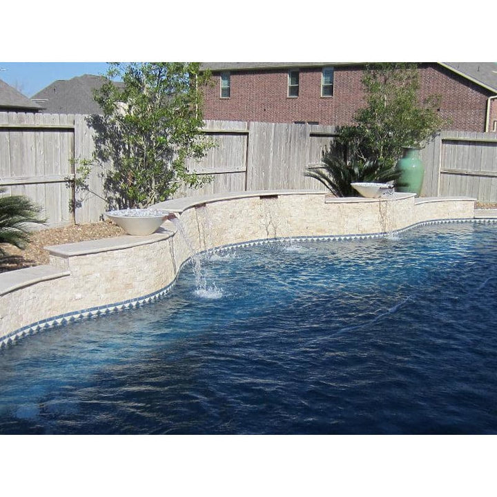 Ivory Travertine 6x18 Stacked Stone Ledger Corner - TILE AND MOSAIC DEPOT