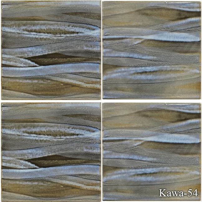 Kawa Satin Oak  6 x 6 Pool Tile - TILE & MOSAIC DEPOT