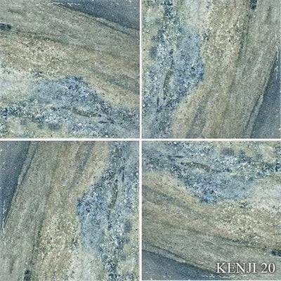 Kenji 6 x 6 Blue Granite Pool Tile.