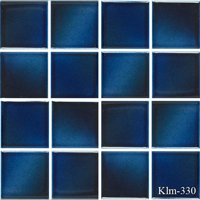 KLM Misty Blue 3 x 3 Pool Tile Series - TILE & MOSAIC DEPOT