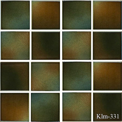 KLM Misty Brown 3 x 3 Pool Tile Series - TILE & MOSAIC DEPOT