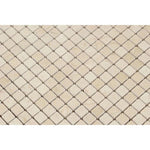 Crema Marfil Marble 5/8x5/8 Polished Mosaic Tile - TILE AND MOSAIC DEPOT