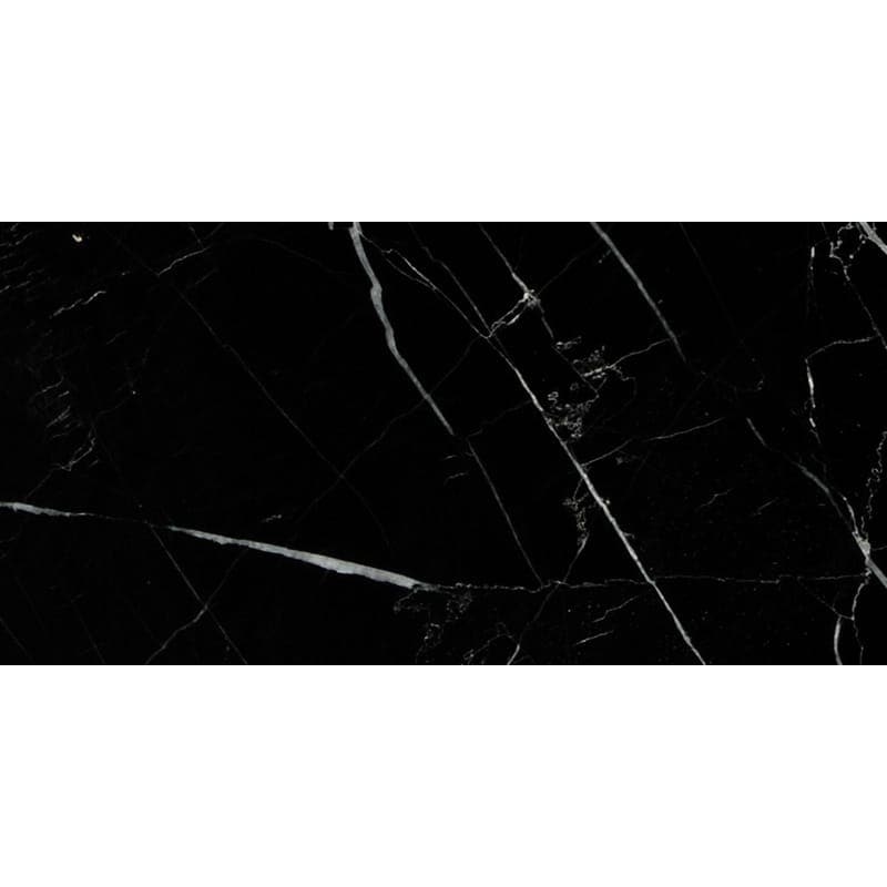 Nero Marquina Marble 6x12 Polished Tile - TILE AND MOSAIC DEPOT