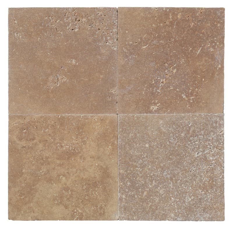 Noce Travertine 12x12 3cm Tumbled Paver - TILE & MOSAIC DEPOT