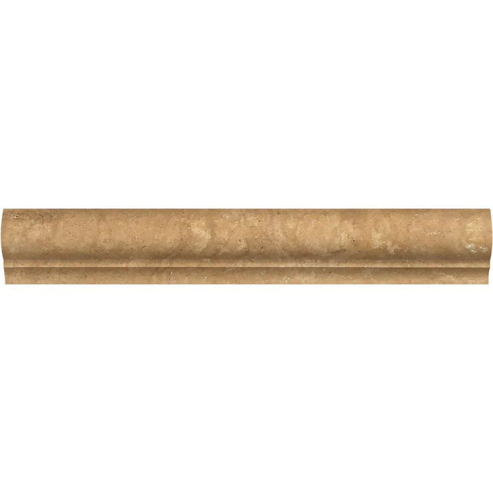 Noce Travertine 2 x 3 x 12 Honed Corner Ogee Trim - TILE & MOSAIC DEPOT