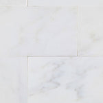 Asian Statuary (Oriental White) Marble 3x6 Honed Tile - TILE AND MOSAIC DEPOT