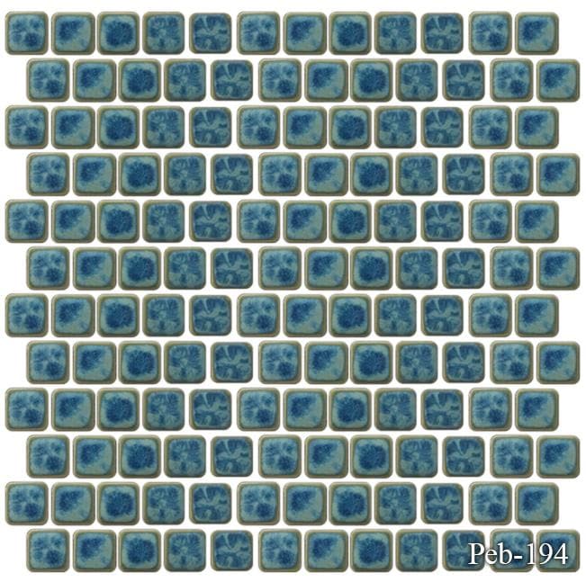 Peb Navy Blue 1 x 1 Pool Tile Series.