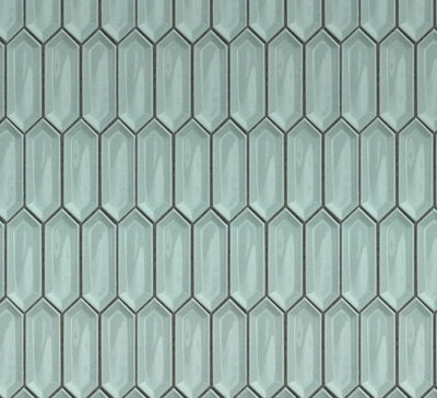 Jade Ivy Picket Glazed Porcelain Mosaic Tile - TILE & MOSAIC DEPOT