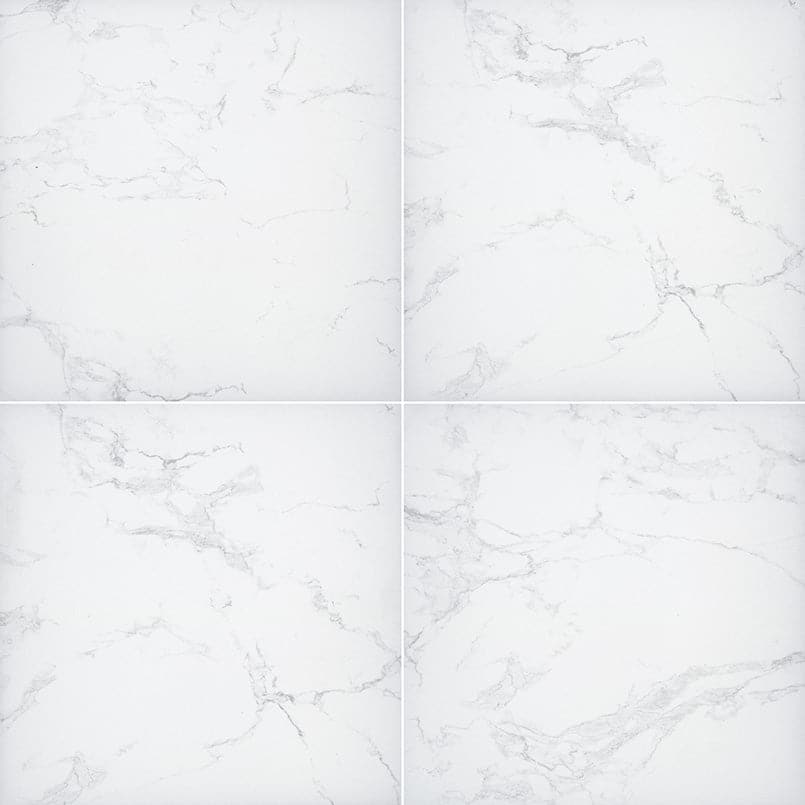 Praia Carrara 24x24 2 cm Porcelain Paver - TILE & MOSAIC DEPOT