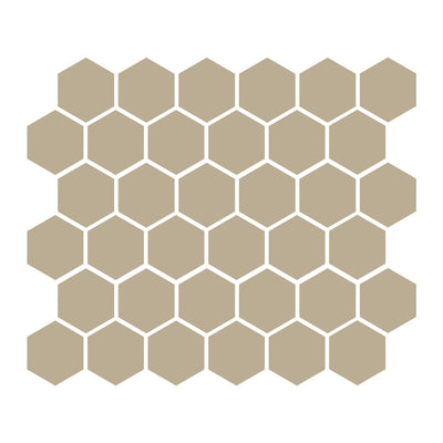 Sand 2″ Hexagon Matte