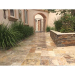Scabos Travertine 12x12 3cm Tumbled Paver - TILE AND MOSAIC DEPOT