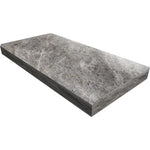 Silver Travertine 12x24 5cm Tumbled Eased Edge Pool Coping - TILE & MOSAIC DEPOT
