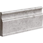 Silver Sky Marble 5 1/16x12 Honed Baseboard Molding - TILE & MOSAIC DEPOT