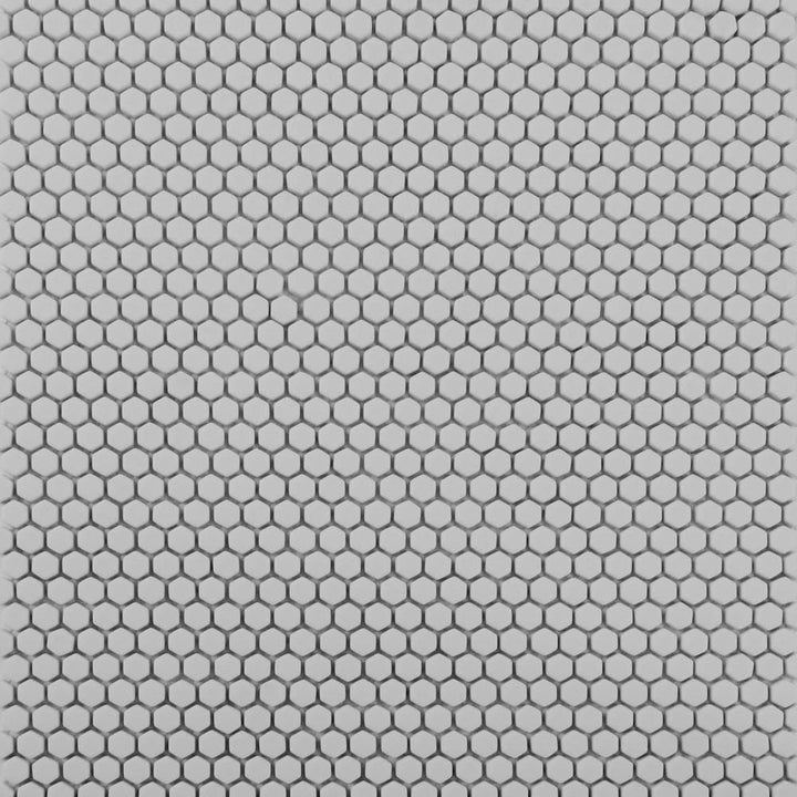 Smoke Solid Geometro Glass Mosaic Collection.