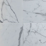 Statuario Marble 18x18 Honed Tile - TILE AND MOSAIC DEPOT