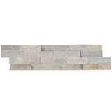 Silver Sunset 6x24 Stacked Stone Ledger Panel - TILE & MOSAIC DEPOT