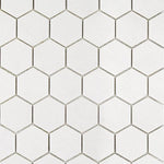 Thassos White Marble 2x2 Hexagon Honed Mosaic Tile - TILE AND MOSAIC DEPOT