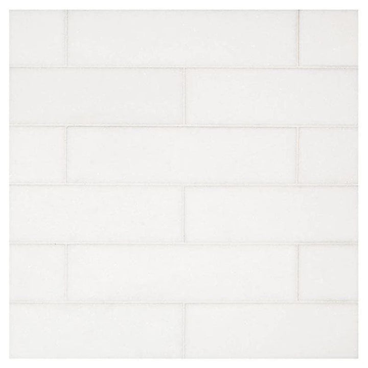Thassos White Marble 2x8 Polished Marble Tile - TILE AND MOSAIC DEPOT