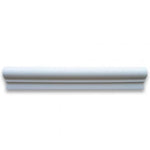 Thassos White Marble 2x12 Honed 1 Step Chairrail - TILE & MOSAIC DEPOT