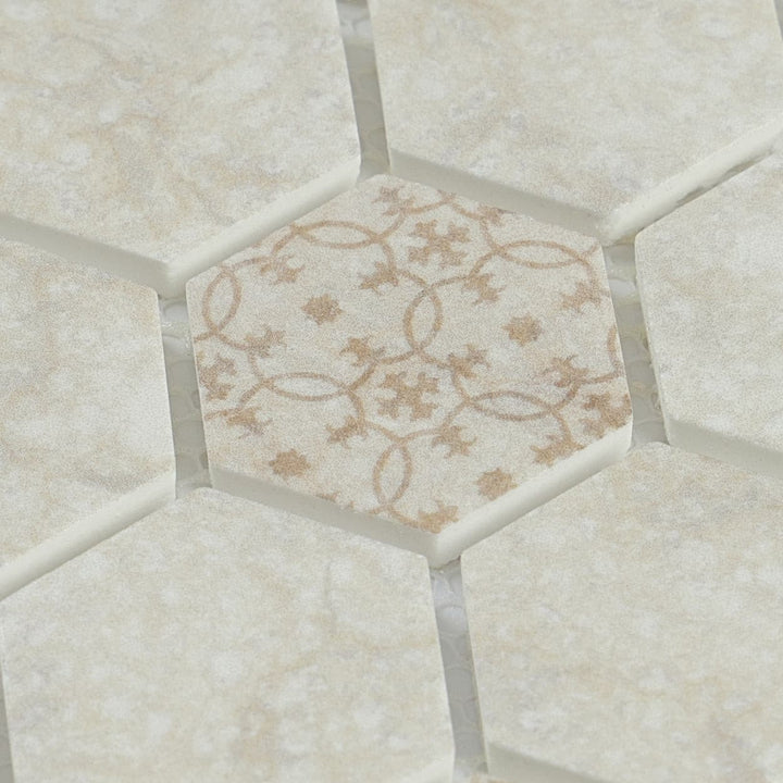 Travertine 1.5″ Hexagon