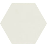 White 9x10 Hexagon