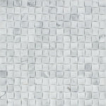 White Carrara Marble 3D Pillow Polished Mosaic Tile - TILE AND MOSAIC DEPOT