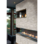 Haisa Light (White Oak) Marble 6X24 3D Multi Design Stacked Stone Ledger Panel - TILE AND MOSAIC DEPOT