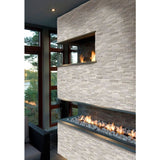 Haisa Light (White Oak) Marble 6X24 3D Multi Design Stacked Stone Ledger Panel - TILE AND MOSAIC DEPOT