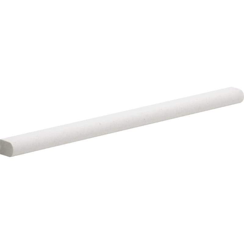 White Pearl Limestone 1/2x12 Honed Pencil Liner - TILE & MOSAIC DEPOT