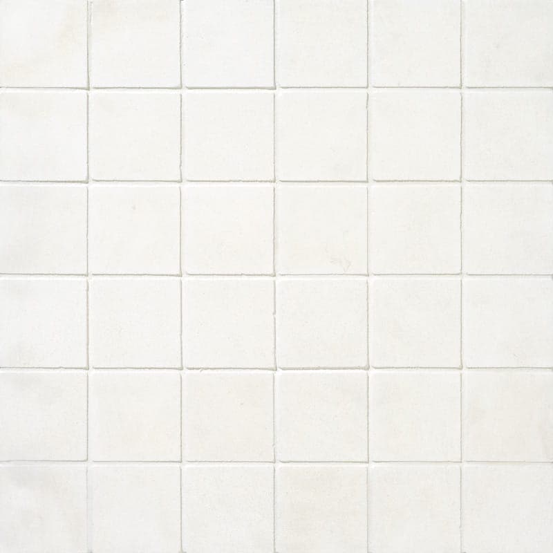 White Pearl Limestone 2X2 Honed Marble Mosaic Tile - TILE & MOSAIC DEPOT
